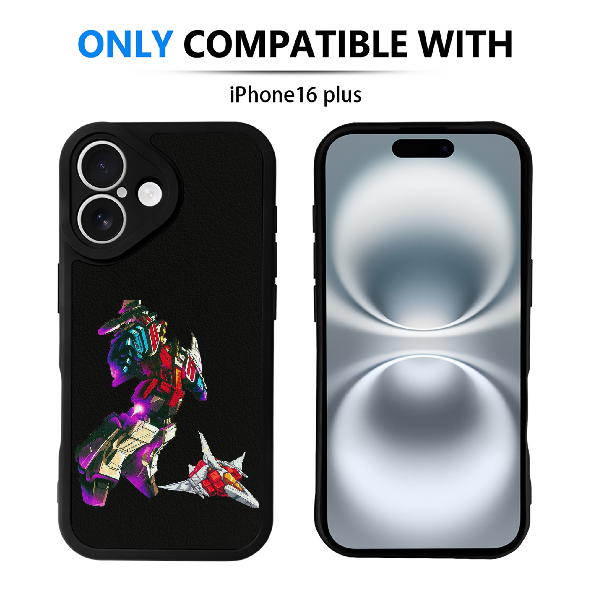 （画像用）  【iPhone 16シリーズ対応】シリコンスマホケース（レザー調） 材質：シリコン